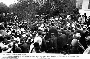 15 - Alger - Fort l'Empereur - Colonne Bailloud - Inauguration 